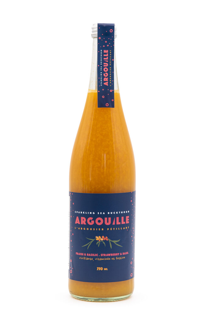 Argouille fraise & basilic 750 ML