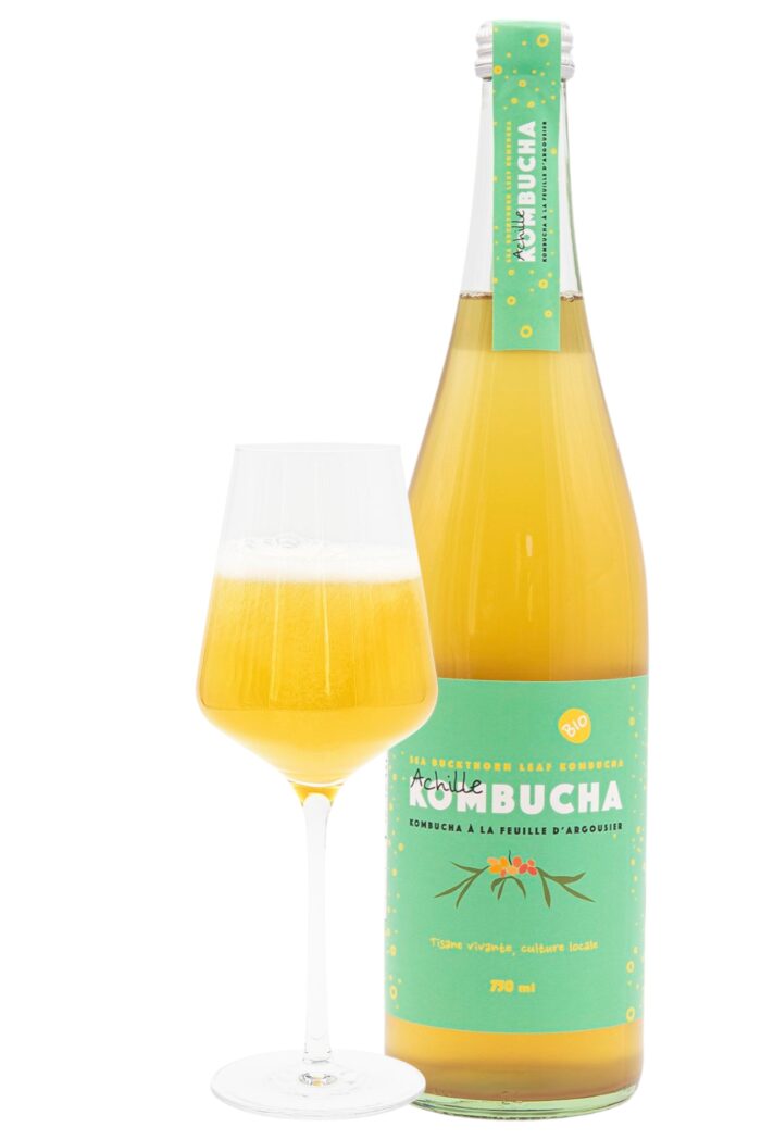 KOMBUCHA À LA FEUILLE D'ARGOUSIER 750 ML – Image 3