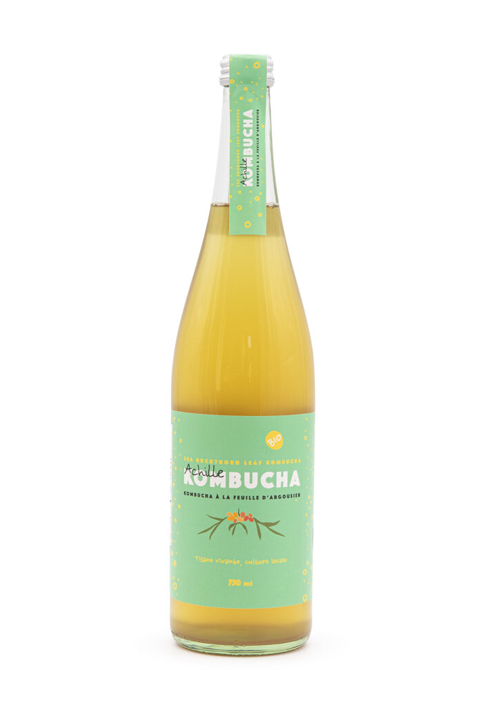 KOMBUCHA À LA FEUILLE D'ARGOUSIER 750 ML